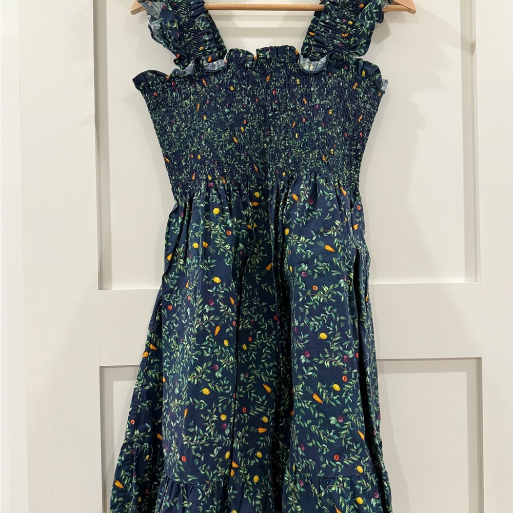 Hill House Elizabeth Navy Citrus Floral Women’s Dress